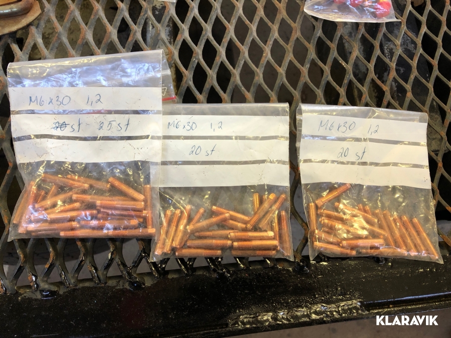 Kontaktrör svets M6x30 1,2 