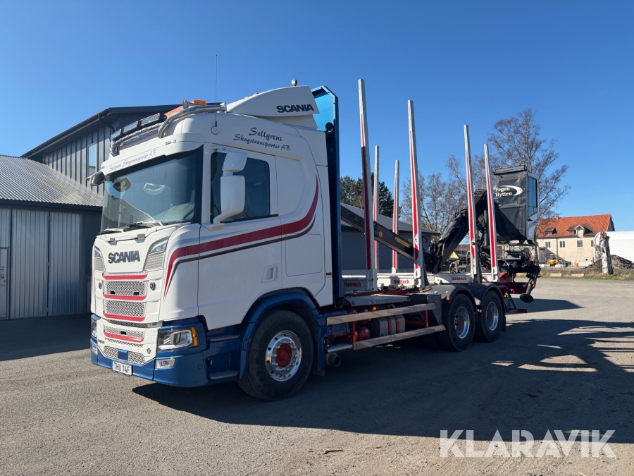 Timmerbil Scania R660 6X4