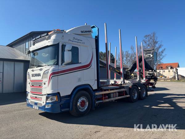 Timmerbil Scania R660 6X4