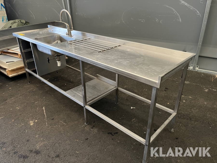 Diskbänk för storkök  