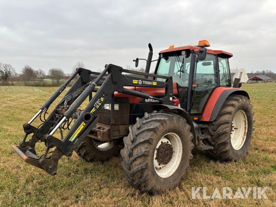 Traktor New Holland M135 4WD med trimalastare