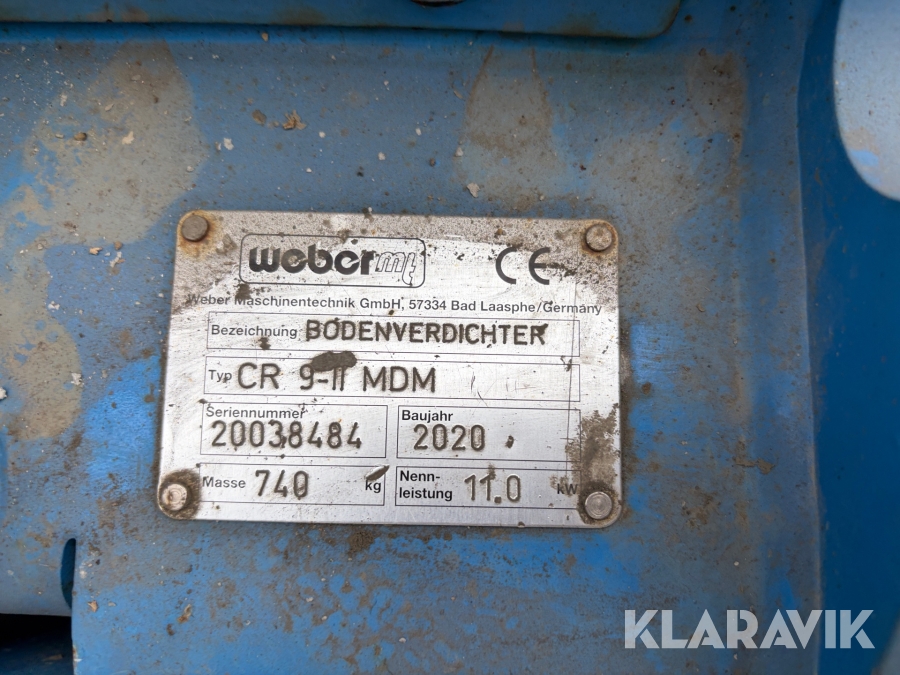 Markvibratorer Weber CR9