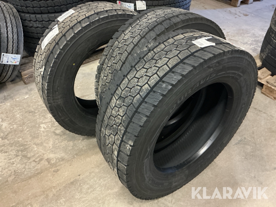 Lastbilsdäck Bridgestone 295/60R22.5 3st