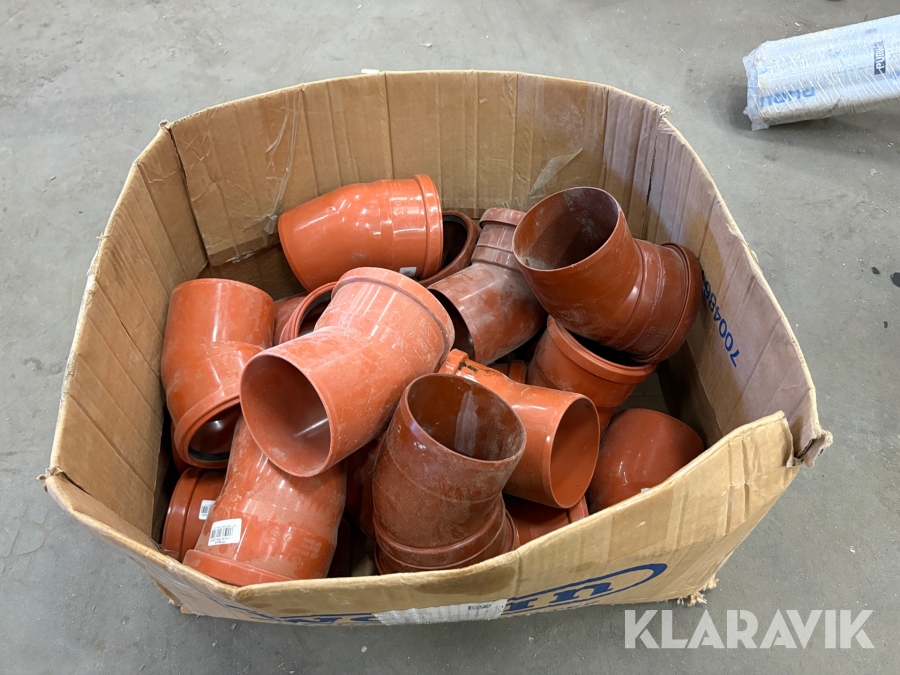 Rörböj Avloppsrör 13st