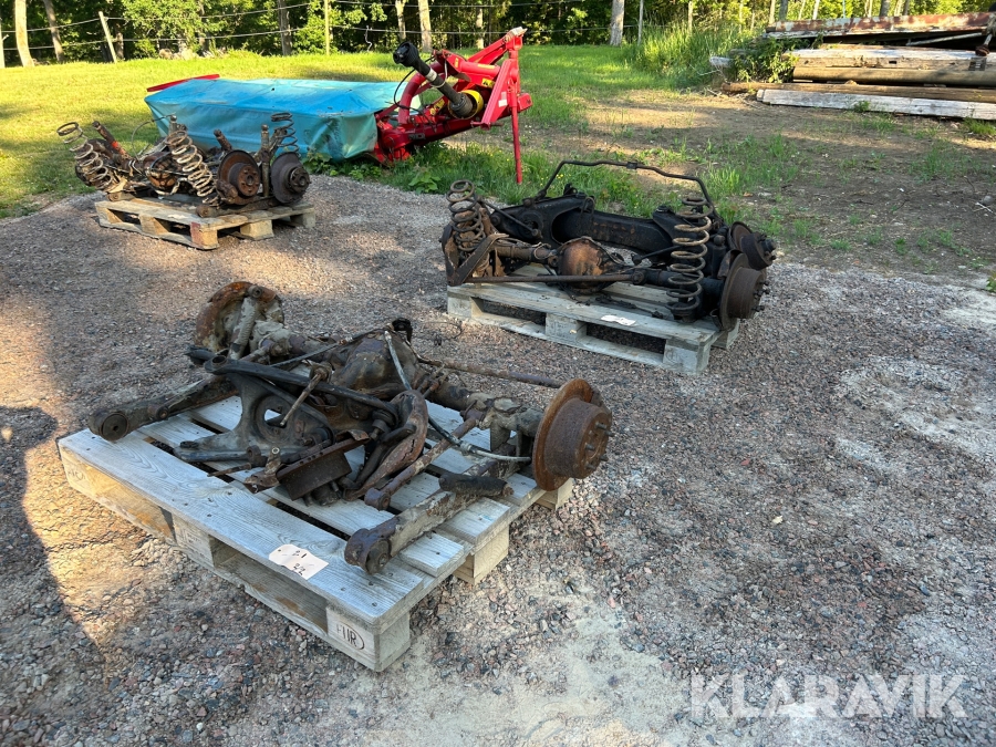 Framvagn och bakaxel Volvo 140