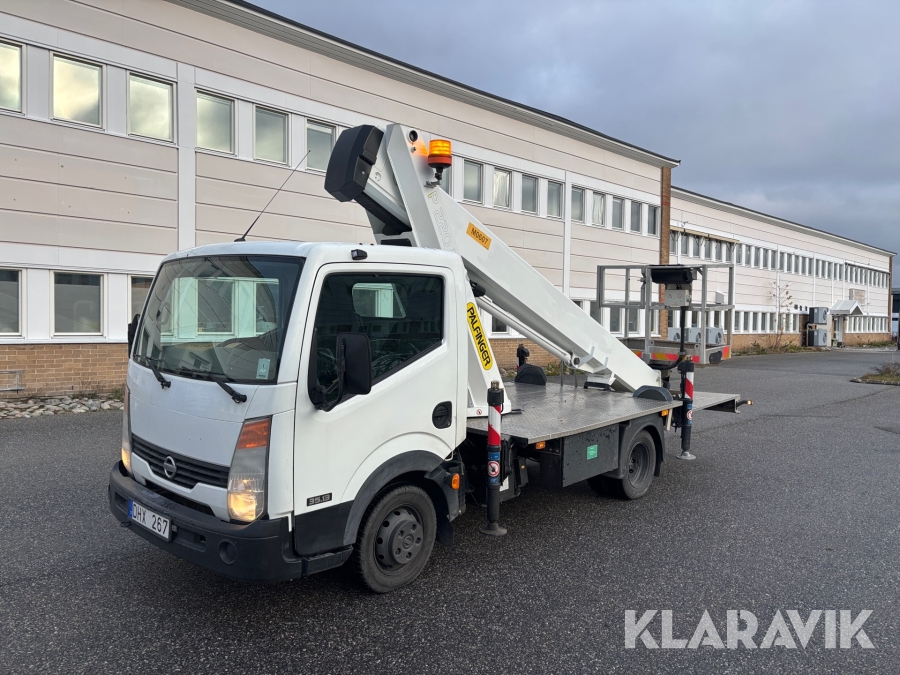 Billift Nissan Cabstar/Galaxy med Palfinger skylift, 130HK