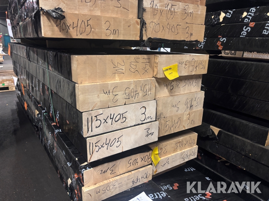 Träbalkar 115x405mm