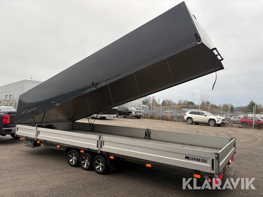 Bilsläp med tipp Westbay Raceliner B3