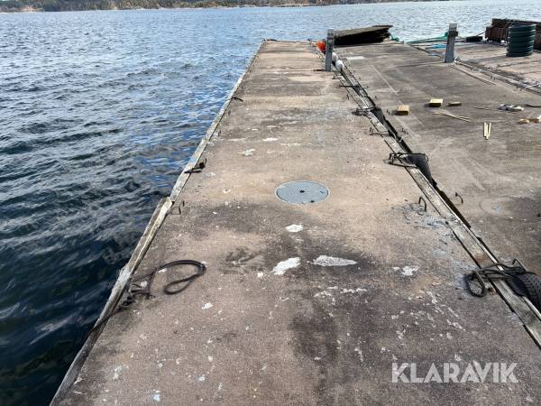 Betongbrygga Pontona 25x2,6m