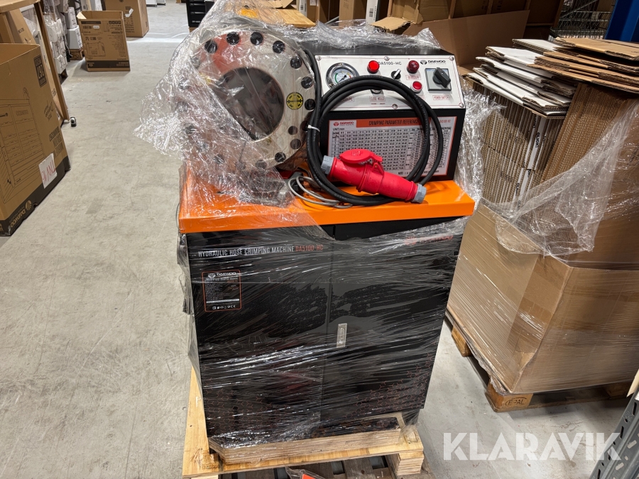 Ny hydraulisk slangpress Deawoo 