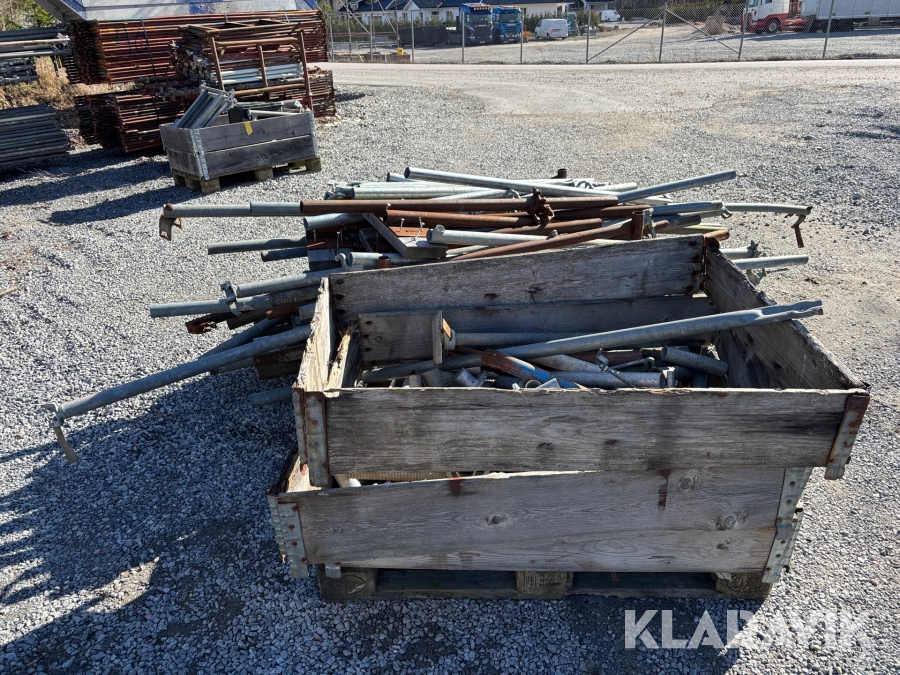 Diverse burtonrör samt kopplingar