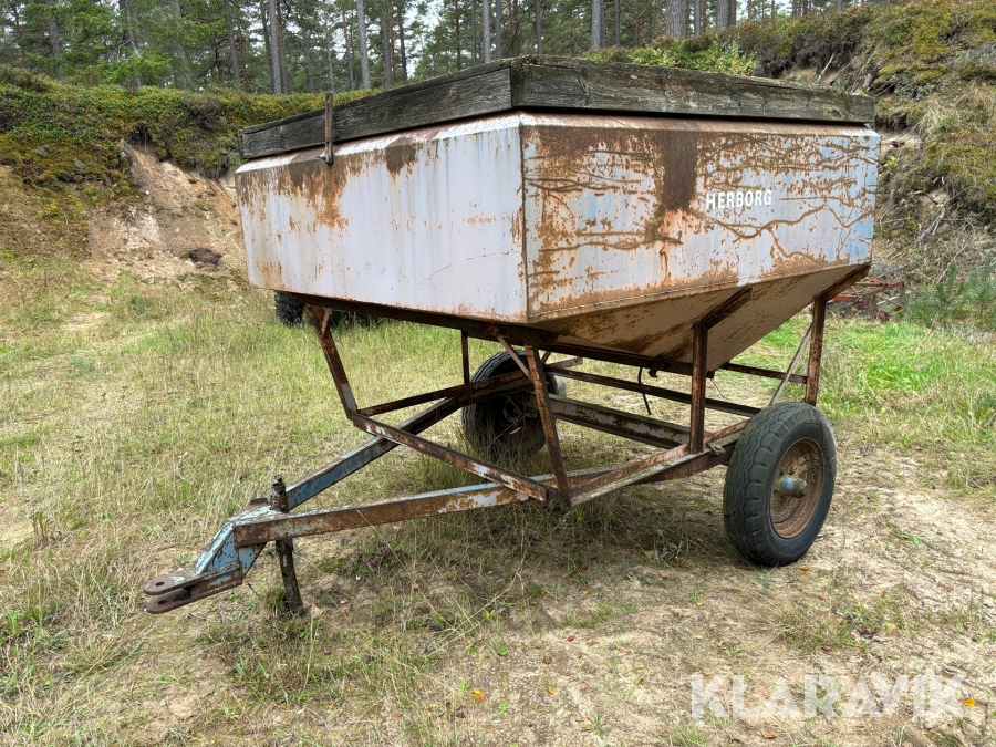 Spannmålskärra/spannmålscontainer Herborg