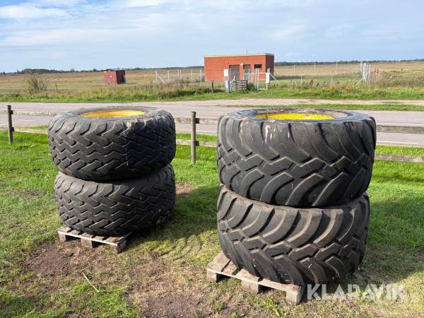 Lantbruksdäck på fälg Trelleborg/Vredestein 600/55R26,5 4 st