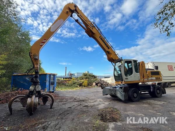 Materialhanterare Liebherr A924C Litronic med grip och magnet