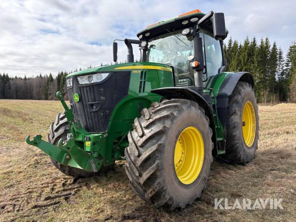 Traktor John Deere 7310R med frontlyft/PTO & GPS