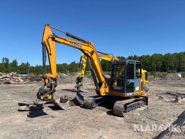 Grävmaskin Hanix H750C