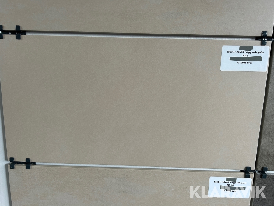 Klinker 13 kvm ( vägg & golv )