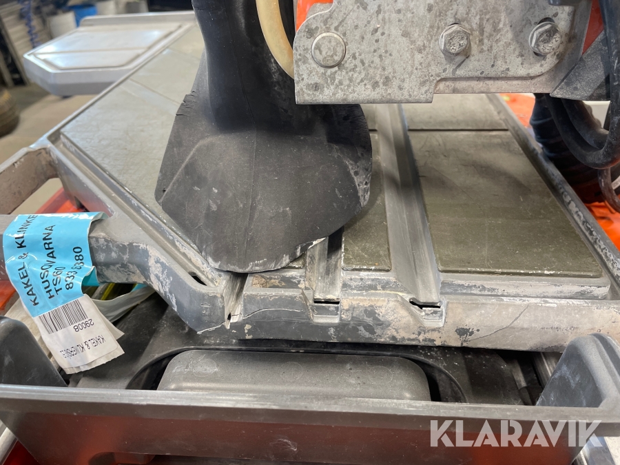 Kakel & klinkersåg Husqvarna TS60, Svalöv, Klaravik auktione