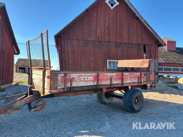 Vagn för gödselspridning Tim