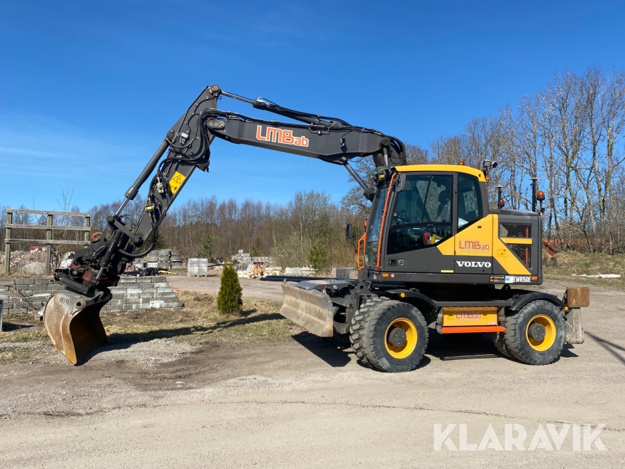 Grävmaskin Volvo EW150E Topcon 3D GPS
