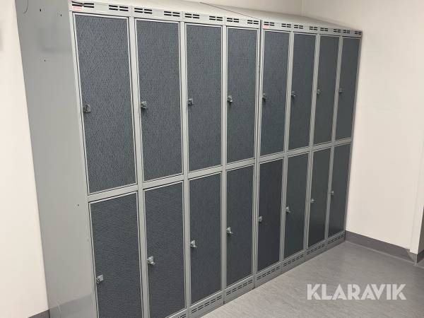 Klädskåp Sonesson Inredningar 2 sektioner / 16st fack