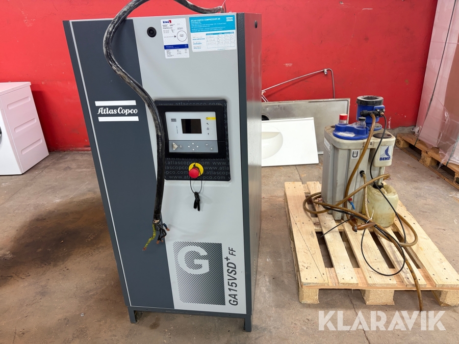 Kompressor Atlas Copco GA15VSD