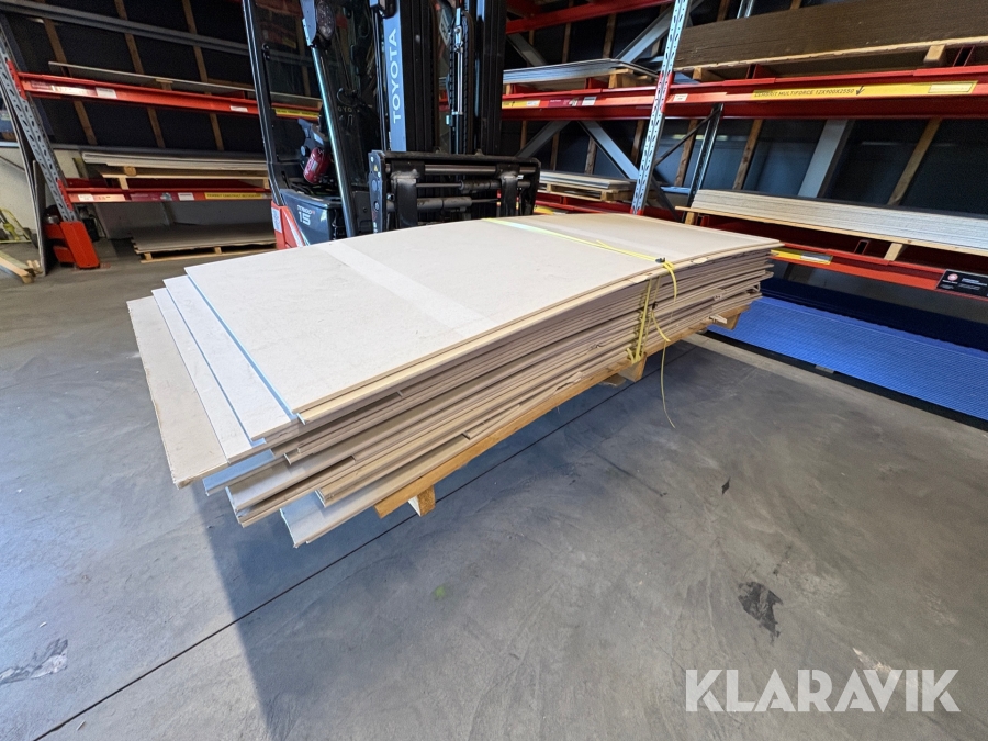 Parti med Gipsskivor Norgips 24st