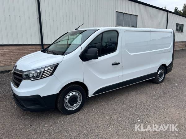 Skåpbil Renault Trafic med ultrarent kall/varmvatten