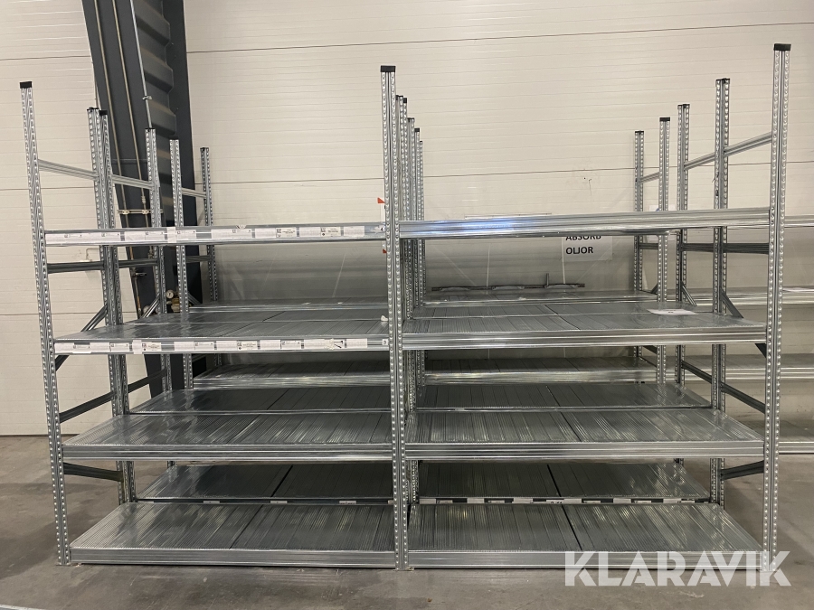 Lagerhylla 4 Sektioner Superhyllan RMS