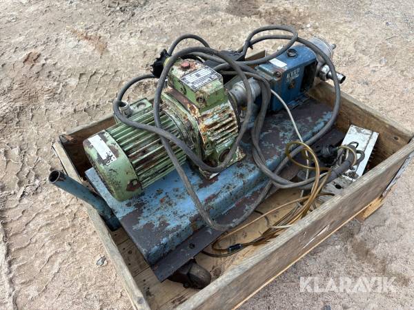 Rostfri Oljepump Johnson 10-256 med pedal/styrning