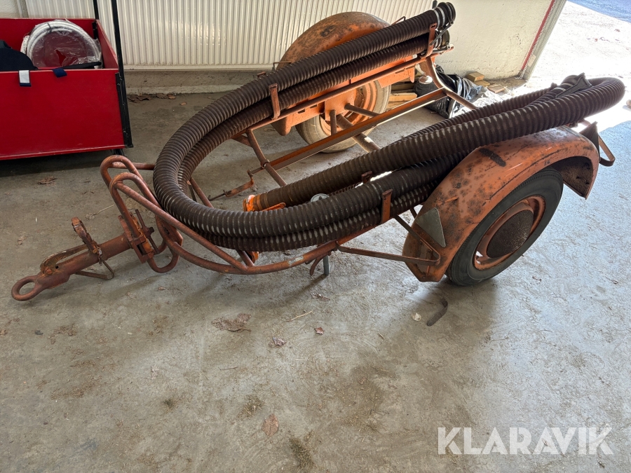 Kärra för motorspruta