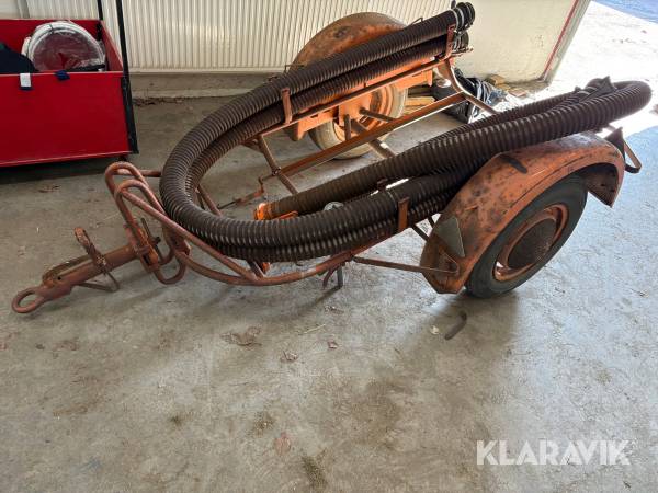 Kärra för motorspruta