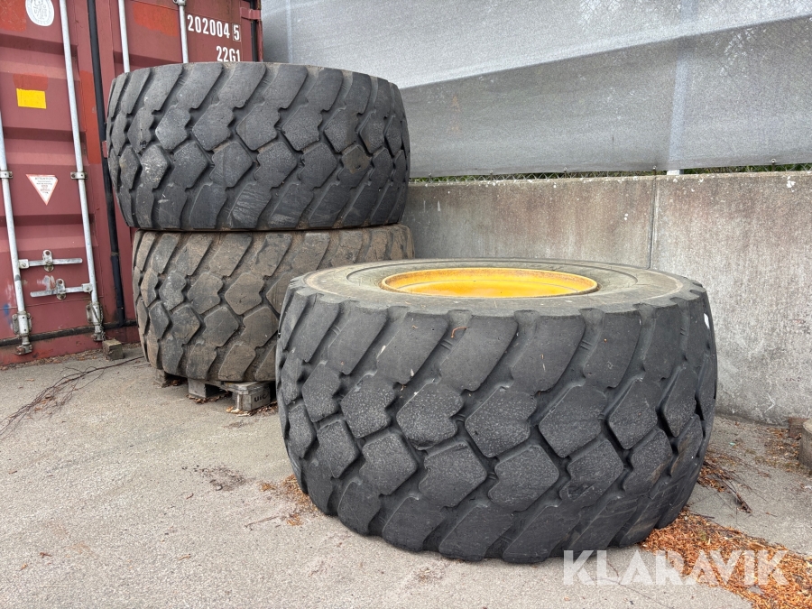 Entreprenadhjul Michelin 3 st