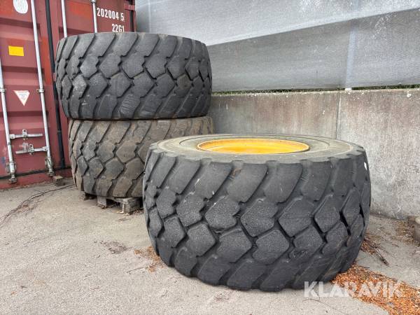 Entreprenadhjul Michelin 3 st