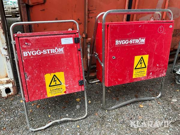 Elskåp Malmbergs Bygg-ström U63 & U32