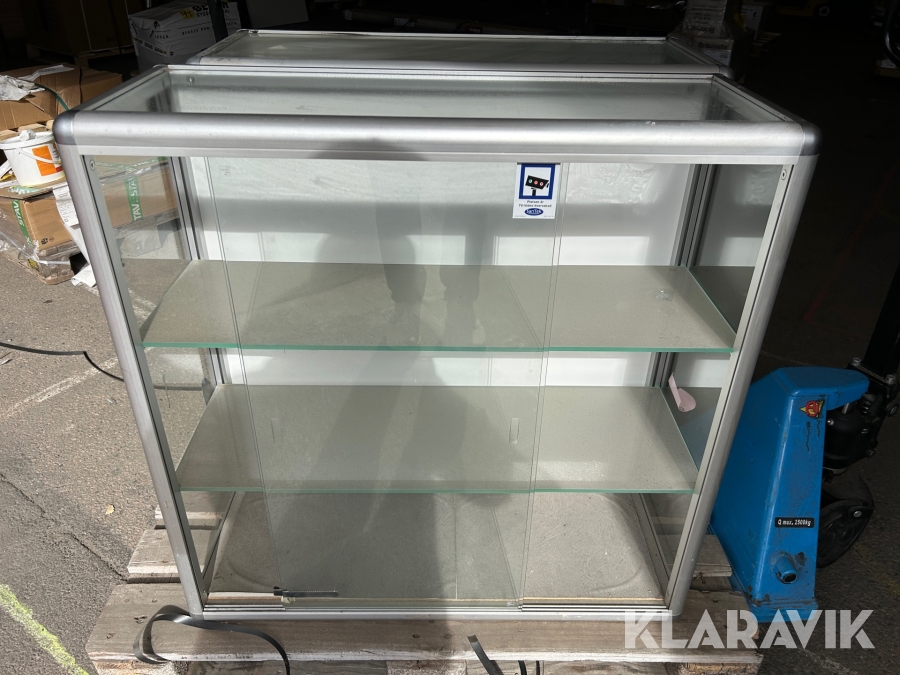 Visningsskåp 2 st