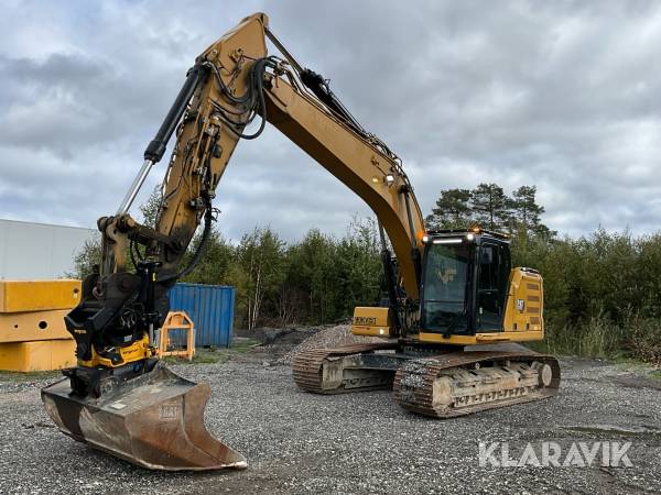 Grävmaskin CAT 320 NG med grävsystem, tilrotator och skoppaket