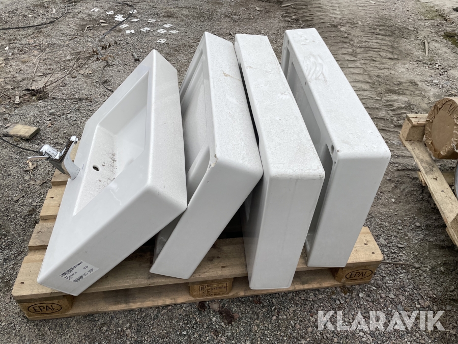 Tvättställ Duravit Vägghängd 4st