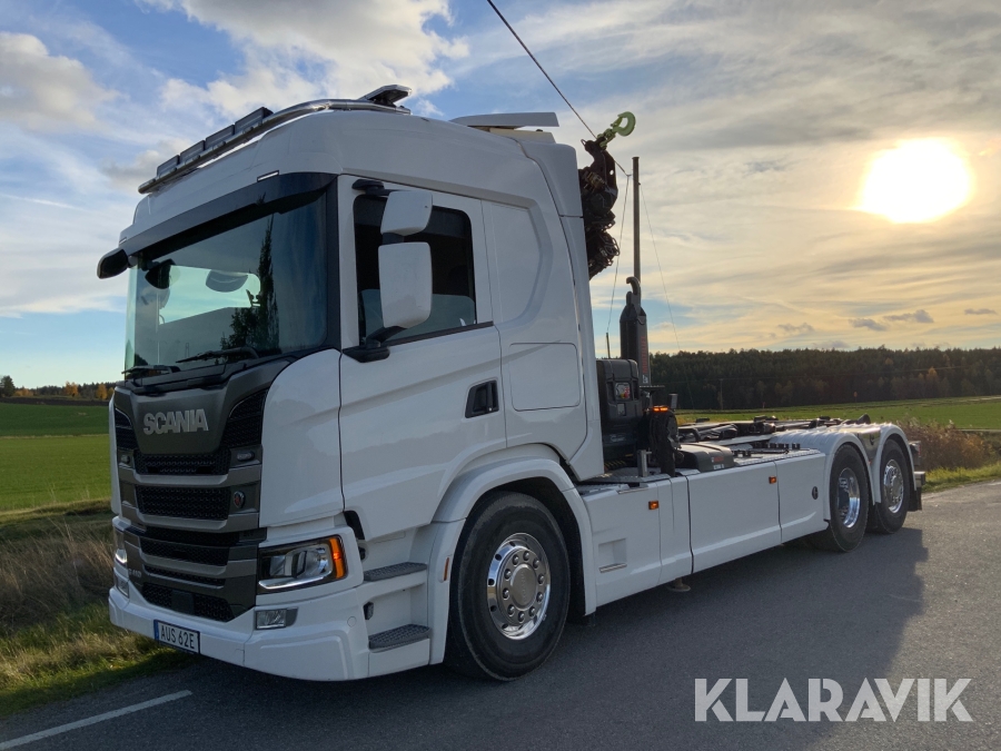Kranväxlare Scania G410 6x2*4 Hiab 232E-5 kran