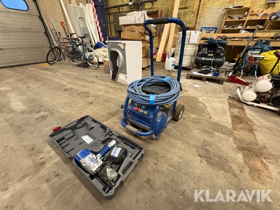 Spikpistol med Kompressor Scanfast SCN 90