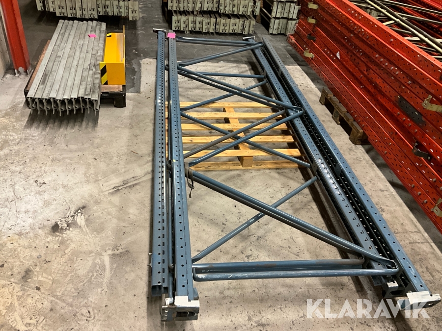 Pallställ 2 sektioner