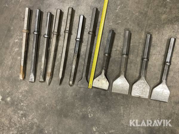 Mejslar till Cobra bilningsmaskin