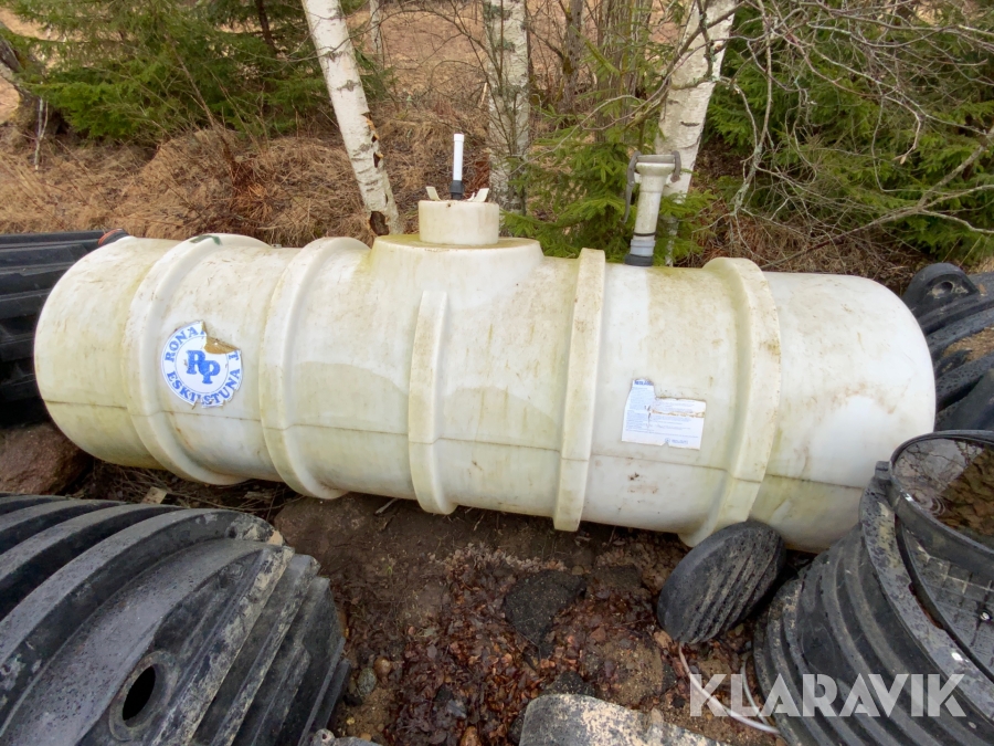 Sluten tank för avlopp Rona plast 3m3