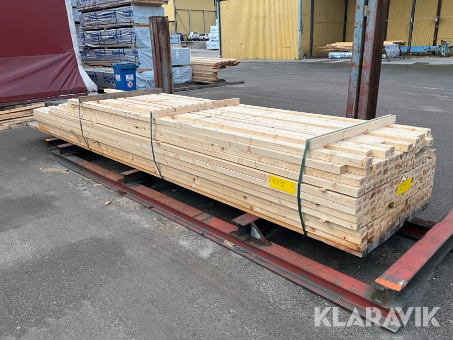 Virkespaket Hyvlat 45x70 680 Löpmeter