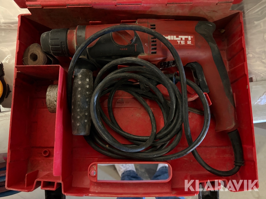Slagborrmaskin Hilti TE 2. med låda