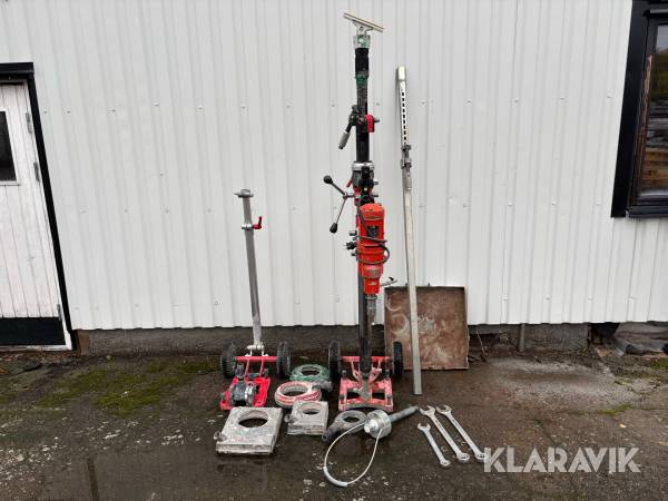 Kärnborrmaskin Weka DK32 med Mpirum 50+ stativ, gradfot och tillbehör