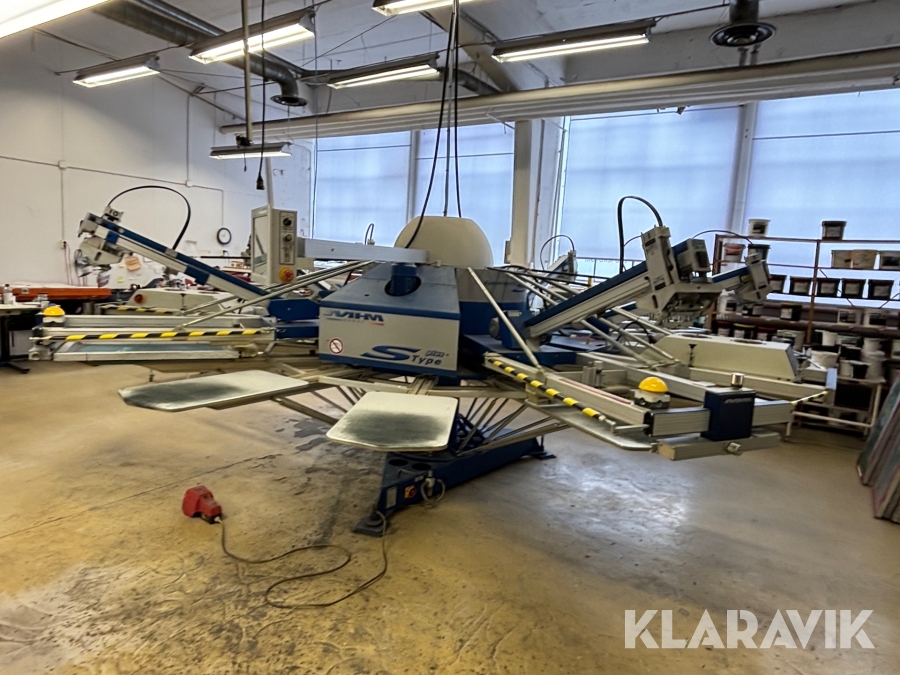 Komplett Textil Tryckeri 5 st maskiner med tillbehör