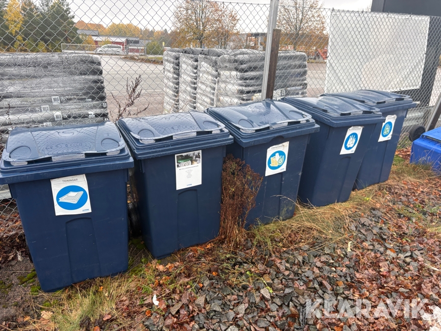 Sopkärl 370L, 5st