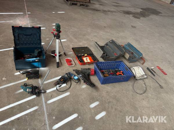 Blandat parti verktyg