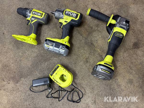 Vinkelkap,  mutterdragare, skruvdragare Ryobi